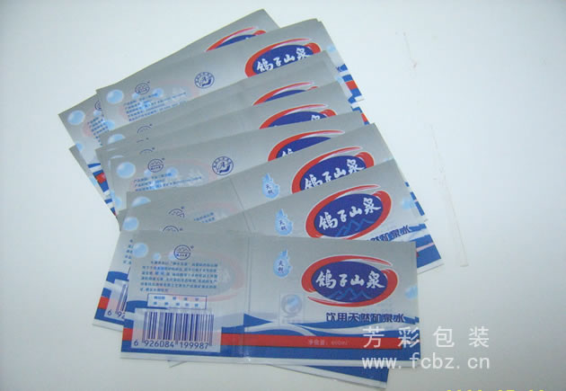 矿泉水自动套标 卷标